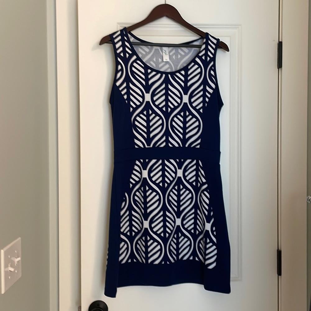 Navy & white dress by VFish - Medium
